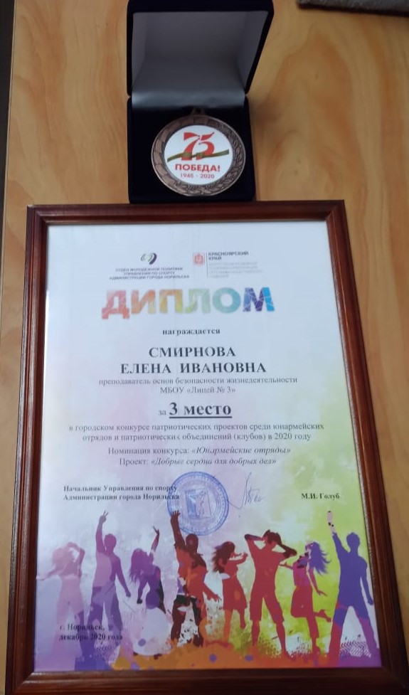 Городской грантовый конкурс патриотических проектов среди юнармейских отрядов и патриотических  объединений (клубов) в 2020 году.